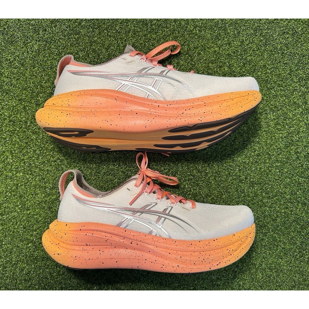 ASICS x FP MOVEMENT GEL NIMBUS 28 Womens Size 7.5 Pearled Ivory Running Shoe EUC